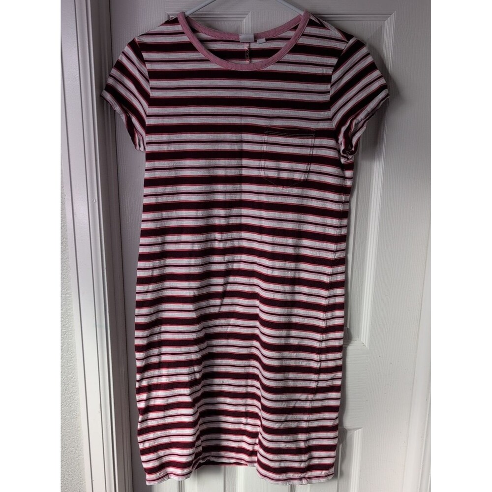 GAP 100% Cotton Women's Striped Short Sleeve Dress Size S